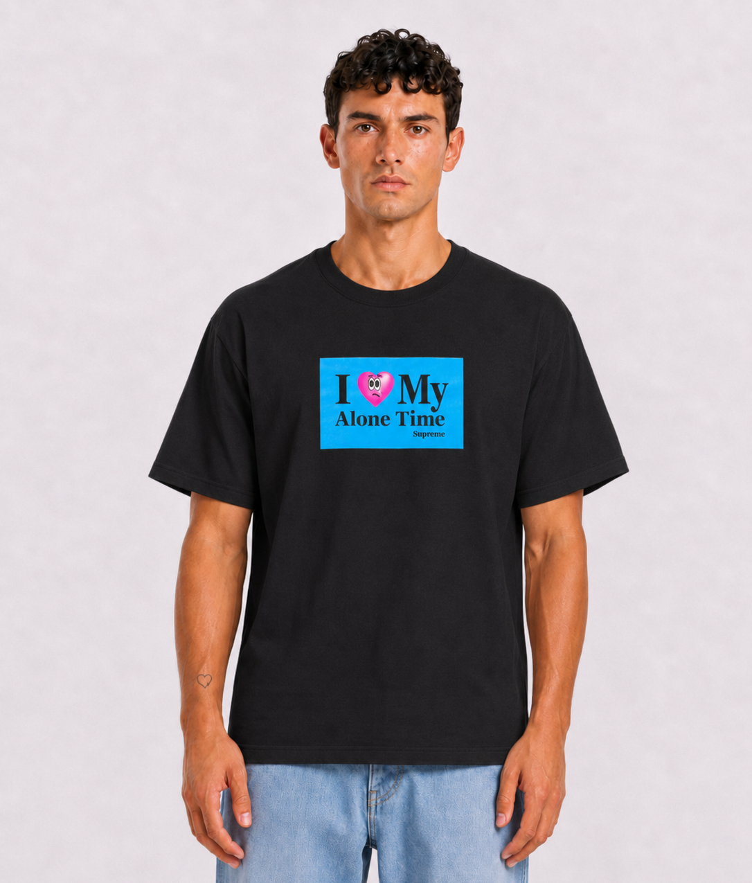 Supreme Alone Time Tee Black
