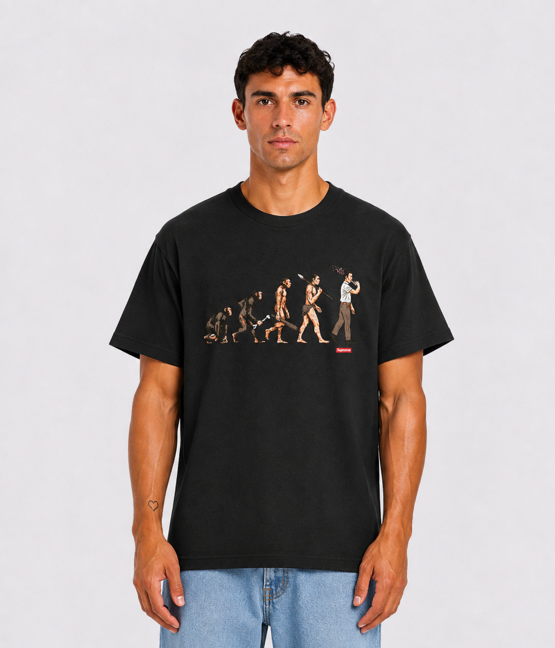 Supreme Evolution Black Tee