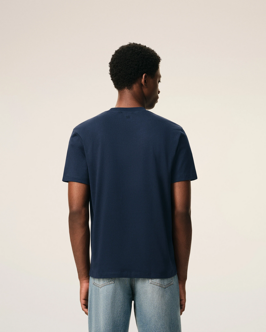 Navy Cotton Ami de Coeur T-Shirt