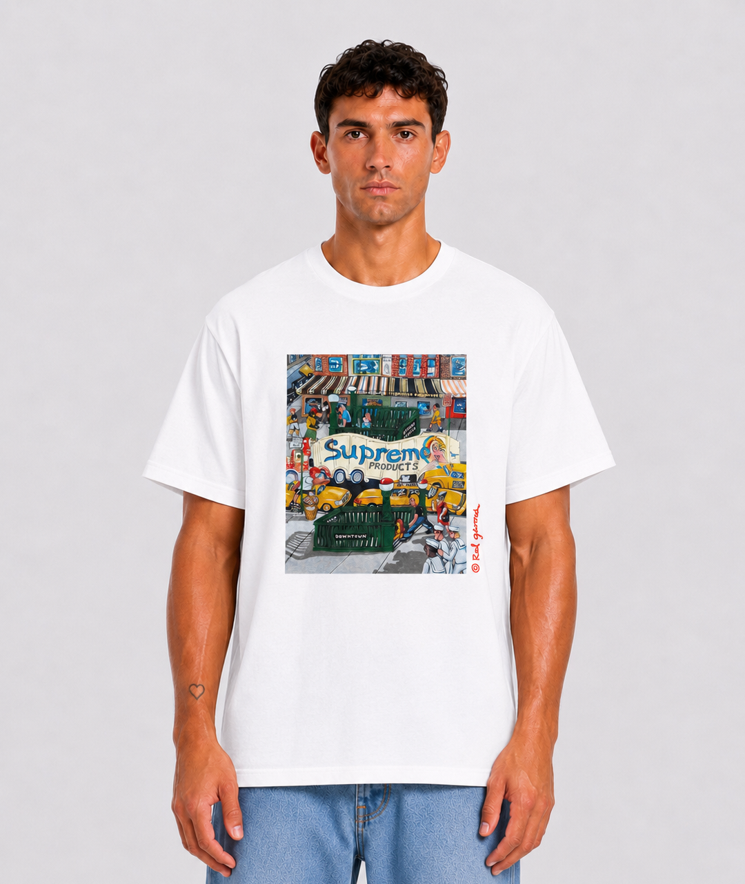 Supreme Manhattan White Tee
