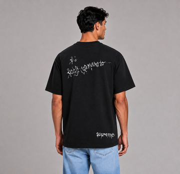 Supreme Y's by Yohji Yamamoto Thinker Black Tee