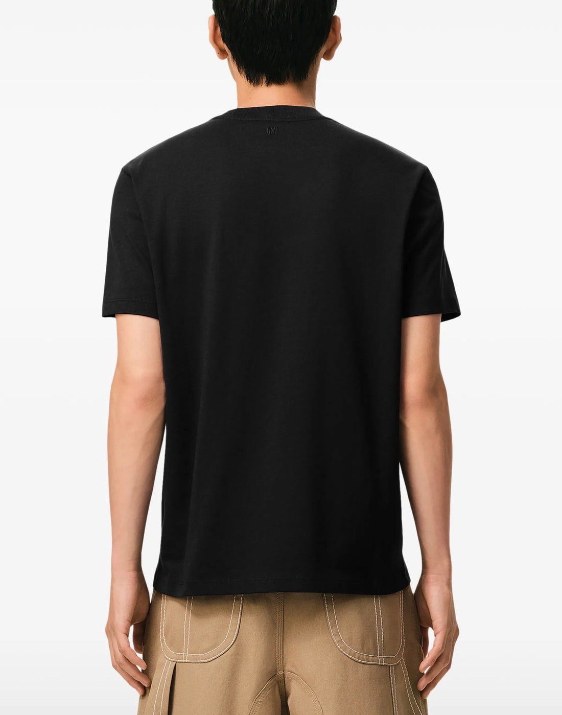 Black 25 Classic Ami small heart short sleeve T-shirt