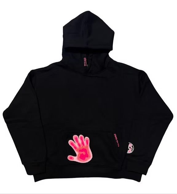 EMRZZZ Thermal Hoodie Black/Pink