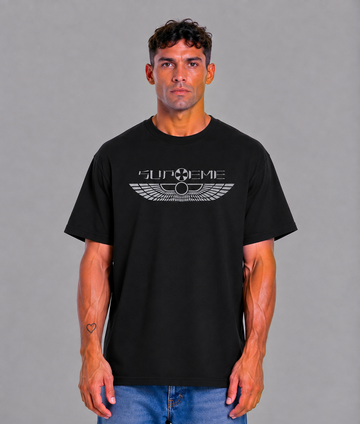 Supreme Wings Black Tee