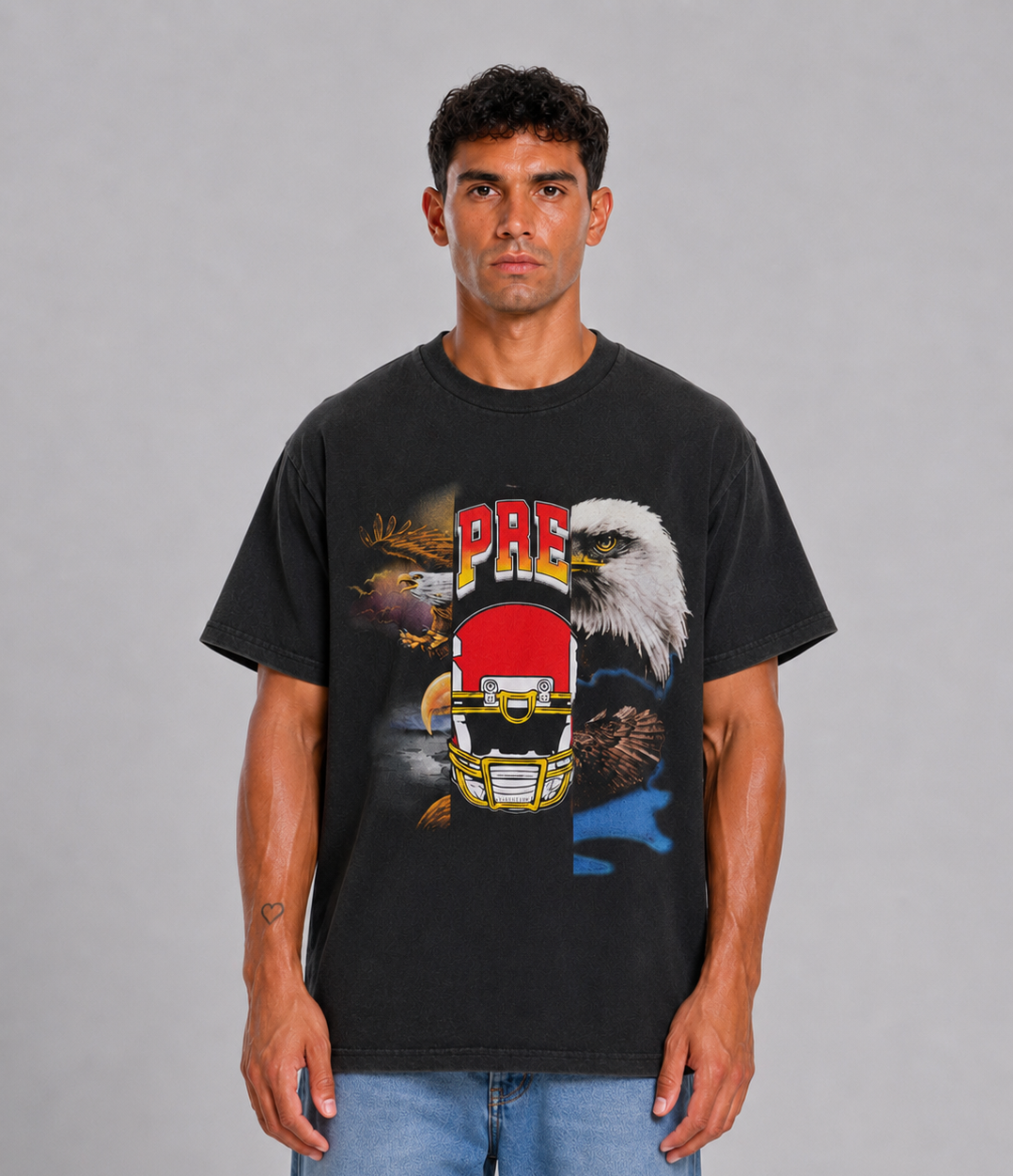 Supreme MM6 Maison Margiela Split S/S Black Tee