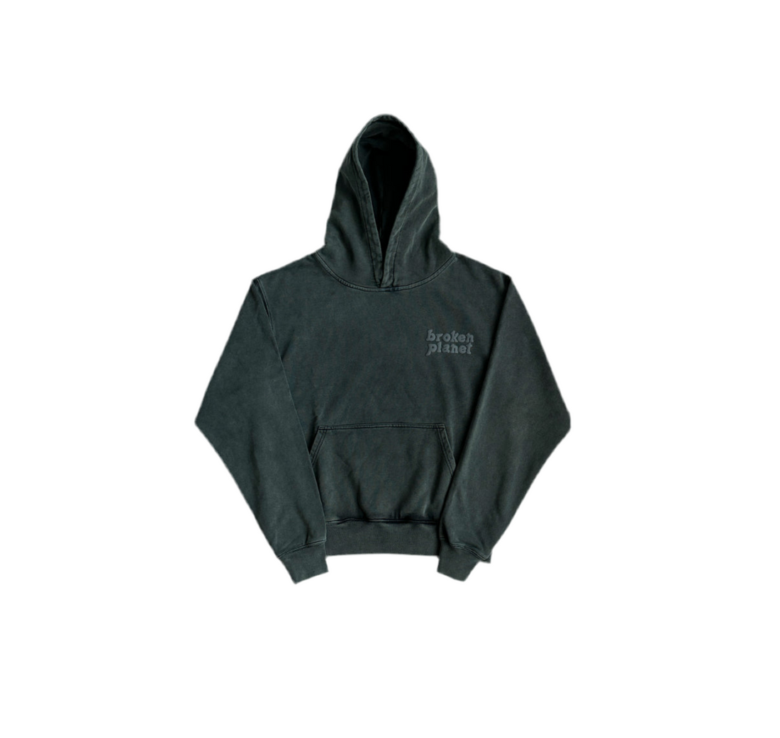 BP (WASHED SOOT BLACK HOODIE)