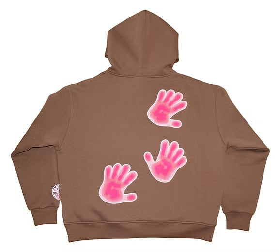 EMRZZZ Thermal Hoodie Brown/Pink