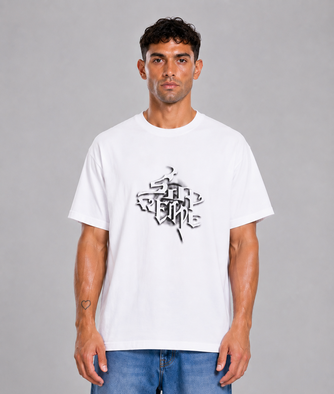 Supreme Smoke White Tee