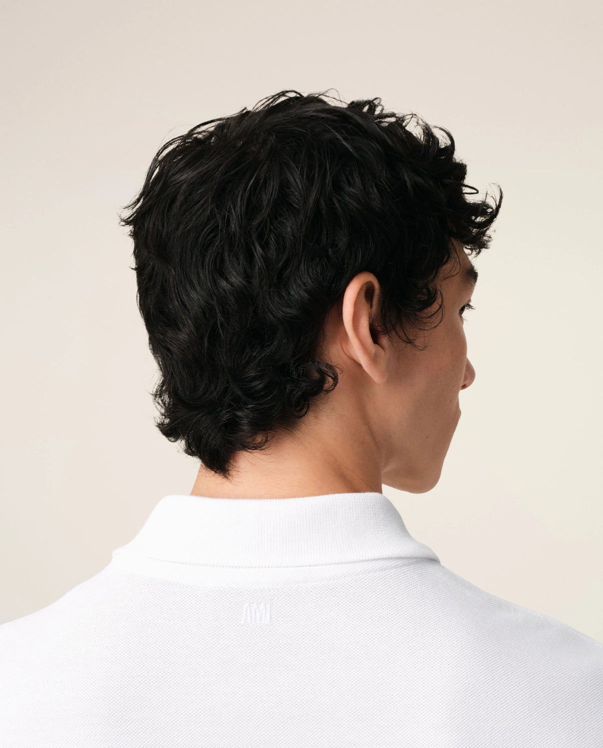 White Cotton Ami de Coeur Polo Shirt