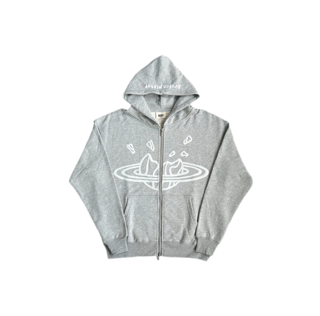 BP (HEATHER GREY ZIP UP JACKET)