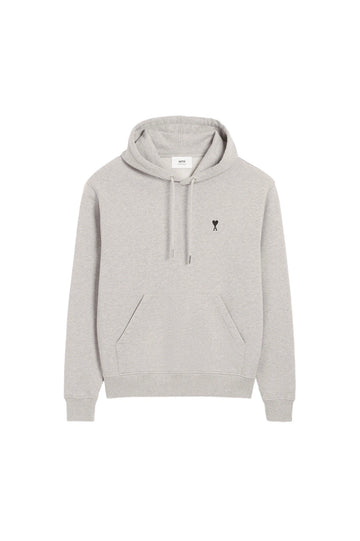 S25 AMI Paris Black Heart White Hoodie
