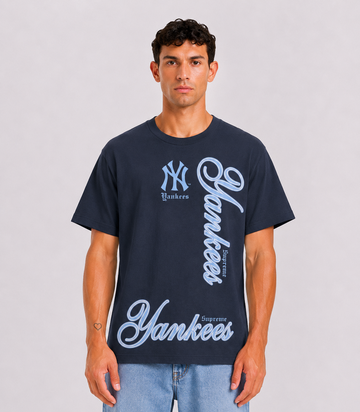 Supreme MLB Teams NY Navy Tee