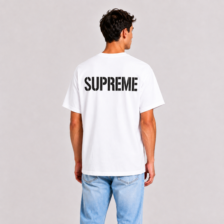 Supreme World Famous White Tee