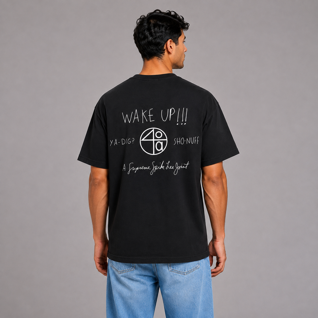 Supreme 40 Acres Spike Black Tee