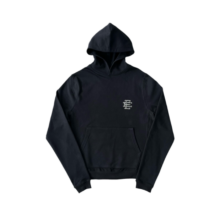 ERIC EMANUEL (SWAROVSKI BLACK CRYSTALS) HOODIE