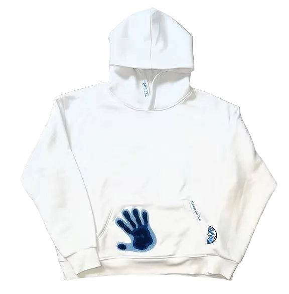 EMRZZZ Thermal Hoodie White/Blue