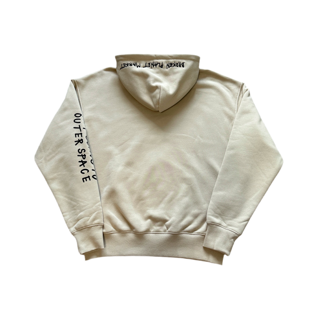 BP (BONE WHITE ZIP UP JACKET)