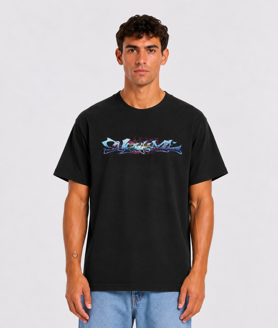 Supreme Tag Black Tee