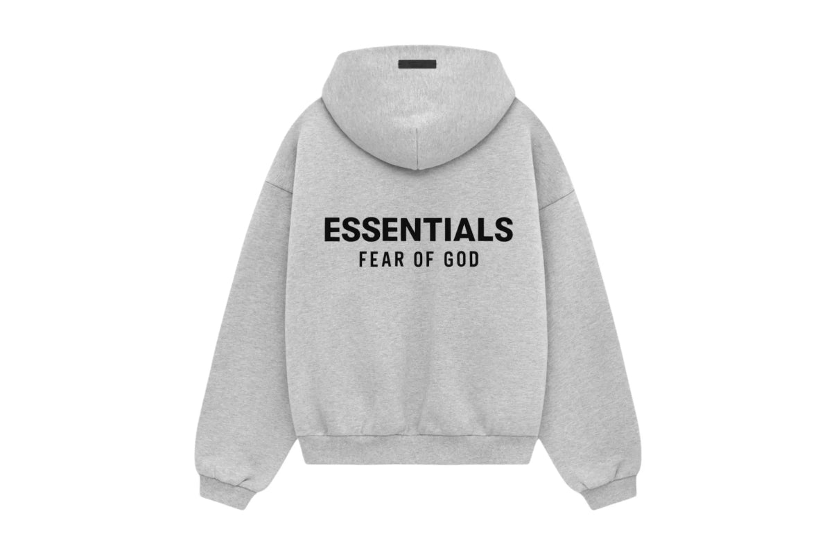 FEAR OF GOD (S24 LIGHT HEATHER GRAY HOODIE)