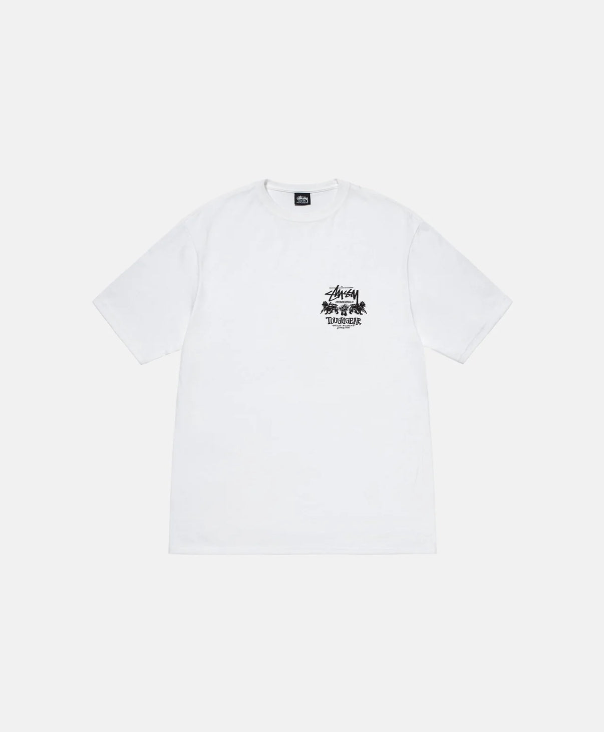 Stussy Tough Gear International T‑Shirt – White Streetwear GCC