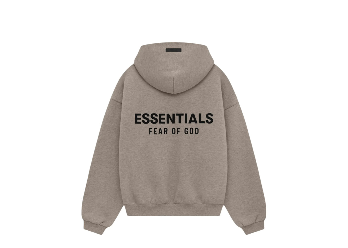FEAR OF GOD (S24 HEATHER GRAY HOODIE)