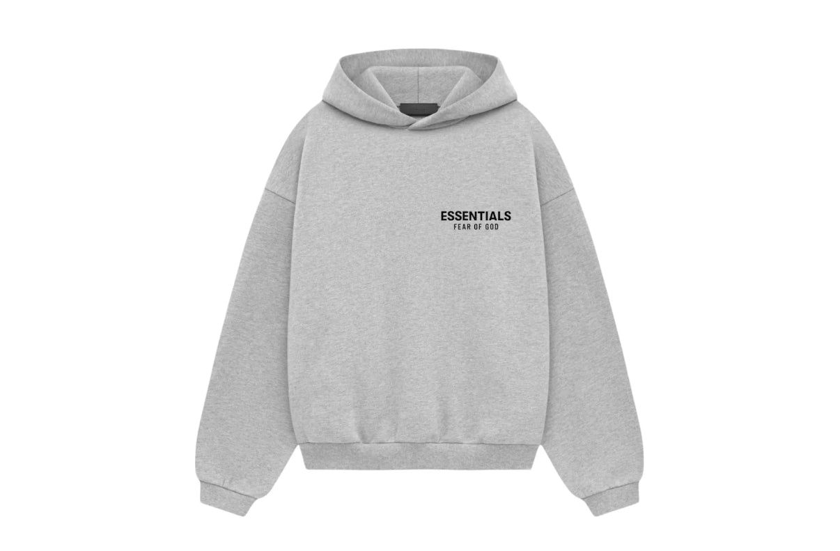 FEAR OF GOD (S24 LIGHT HEATHER GRAY HOODIE)