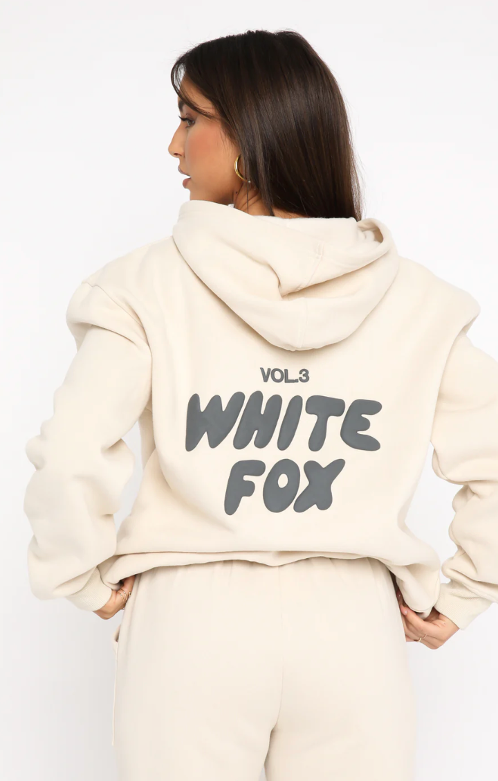 White Fox (Offstage Hoodie Pebble)