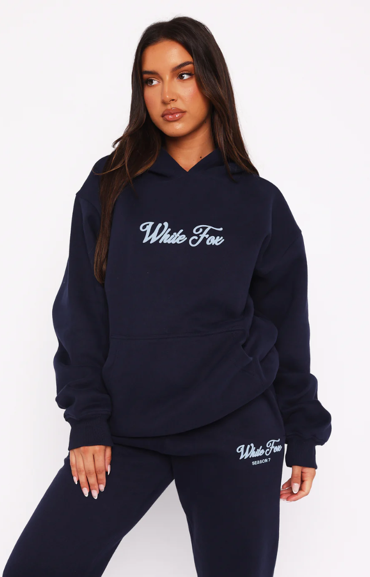 White Fox (Season 7 Oversized Hoodie Deep Sea)