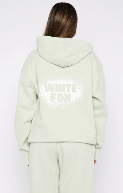 White Fox (11th Street Keeping It Real Oversized Hoodie Iced Matcha)