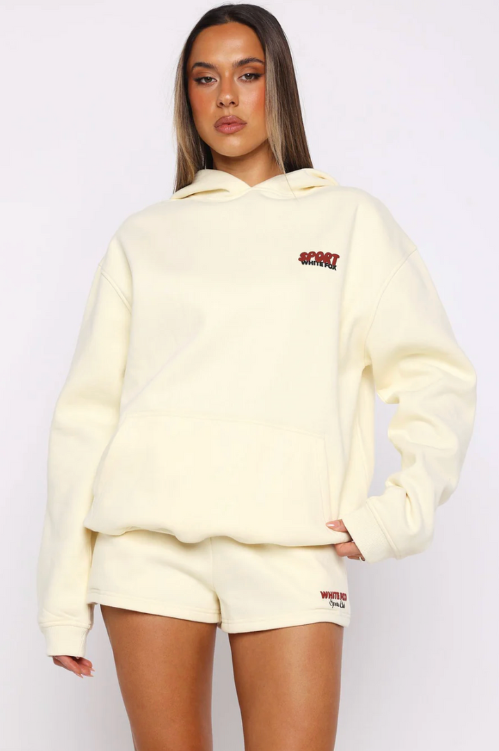 White Fox (Club 14 Peyton Oversized Hoodie Yellow)