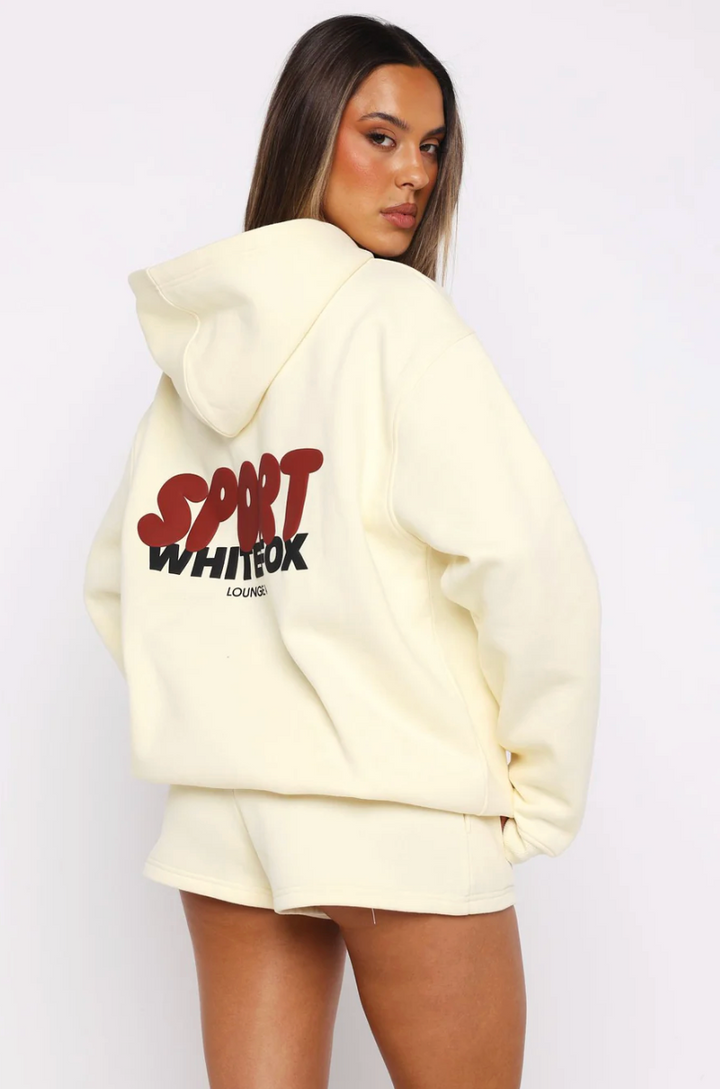 White Fox (Club 14 Peyton Oversized Hoodie Yellow)
