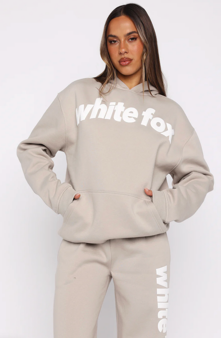 White Fox (From The Archives Kenzie Oversized Hoodie Moon)