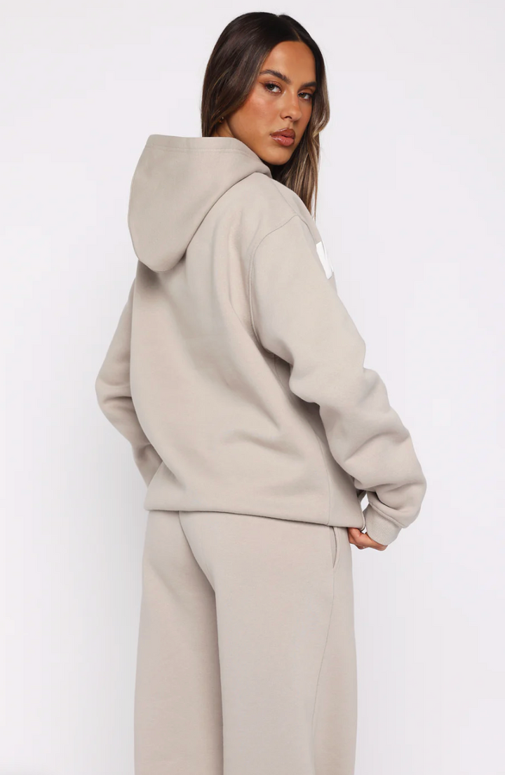 White Fox (From The Archives Kenzie Oversized Hoodie Moon)