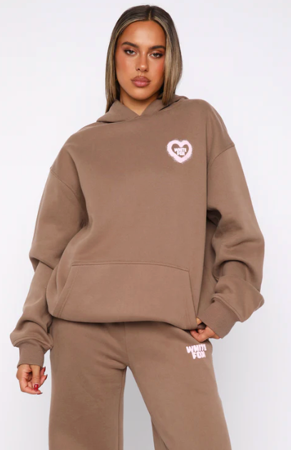 White Fox (11th Street City Girl At Heart Oversized Hoodie Cinnamon Bun)