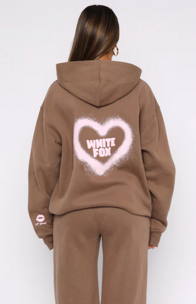 White Fox (11th Street City Girl At Heart Oversized Hoodie Cinnamon Bun)